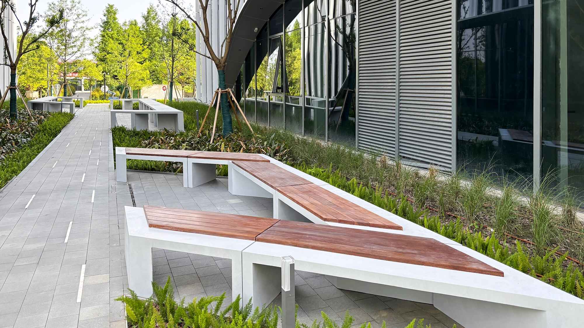 上海科技綠洲園區景觀坐凳